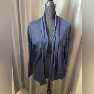 231. Old Navy Draped Neck Cardigan, Size Xl, Navy Blue, EUC